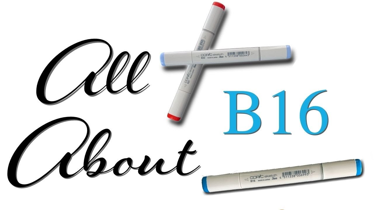 All About Copic Marker B16 | Violeta-Ink.com