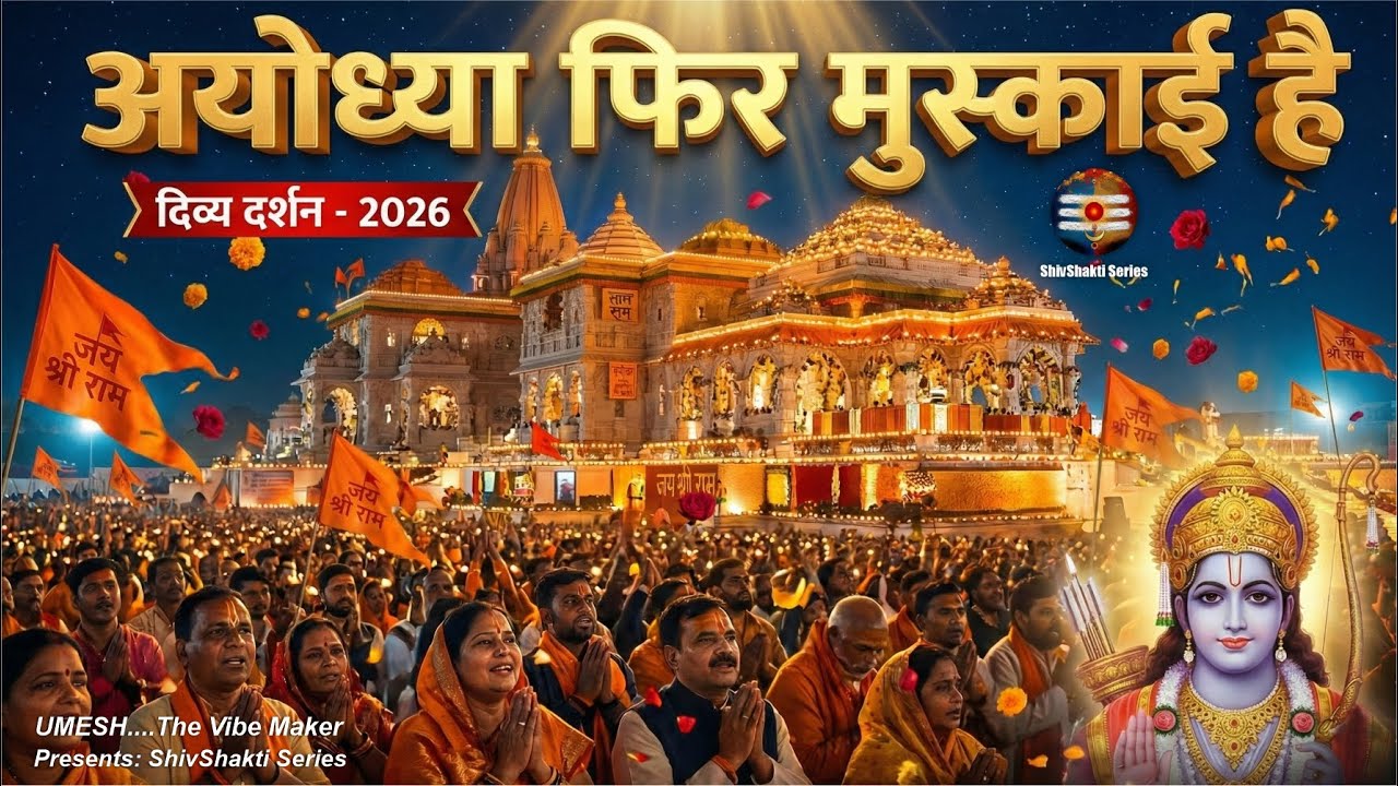 अयोध्या फिर मुस्काई है 🚩 | Ayodhya Ram Mandir Bhajan 2026 | 22 January Special Song | Jai Shri Ram