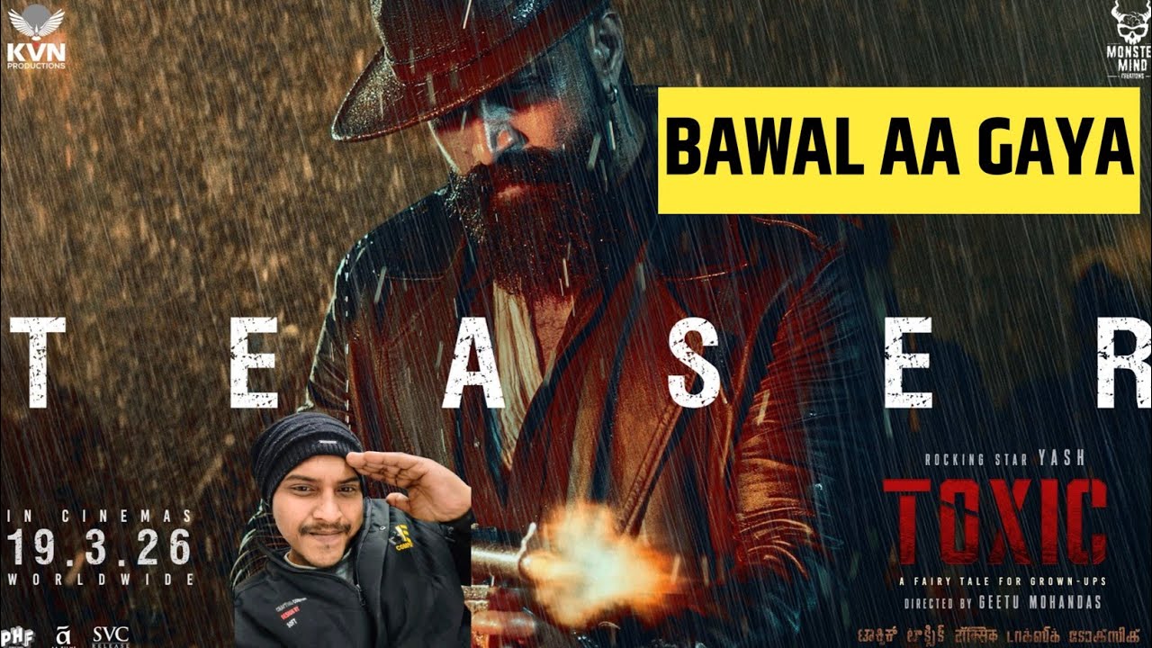 TOXIC Official Teaser Reaction l Mrrajneesh Reaction l Rocking Star Yash l Geetu Mohandas 🔥