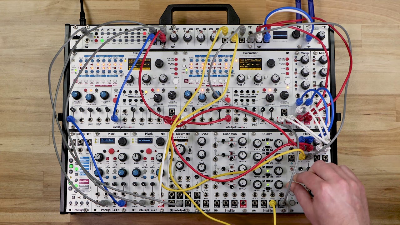 Stereo Crossfading Rainmaker Rhythms