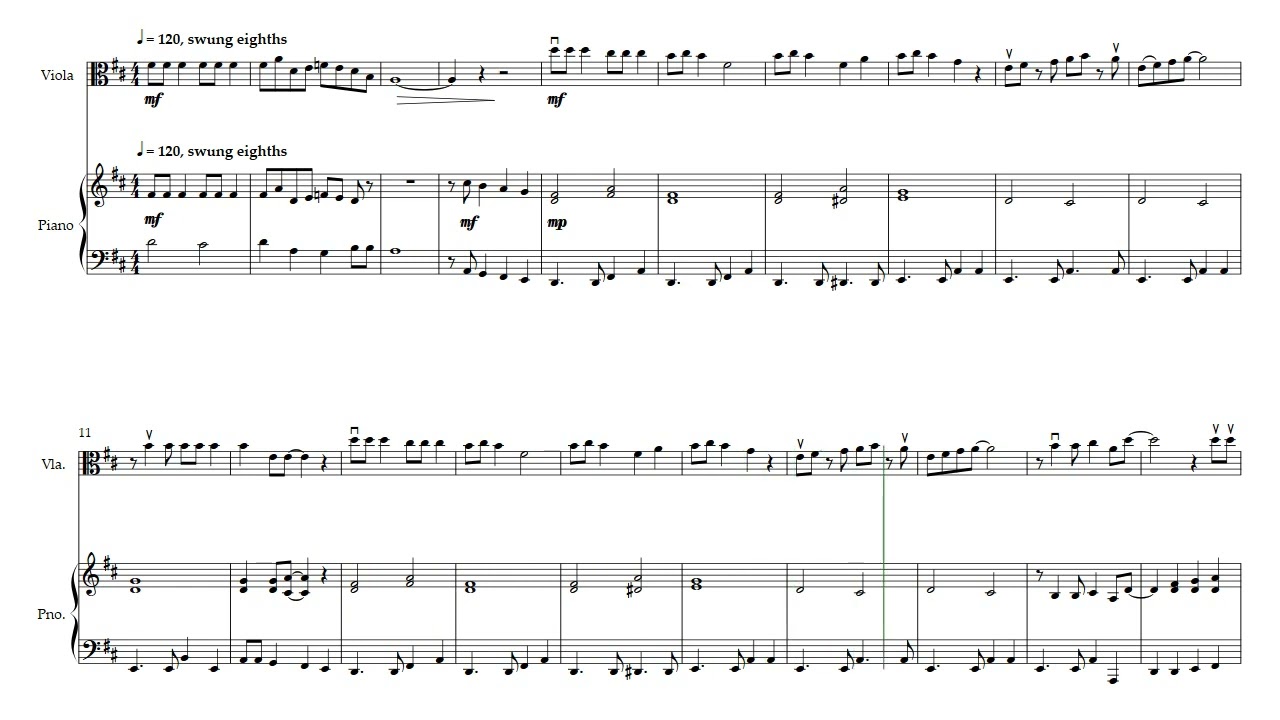 Johnny Marks - Jingle Bell Rock | Viola & Piano