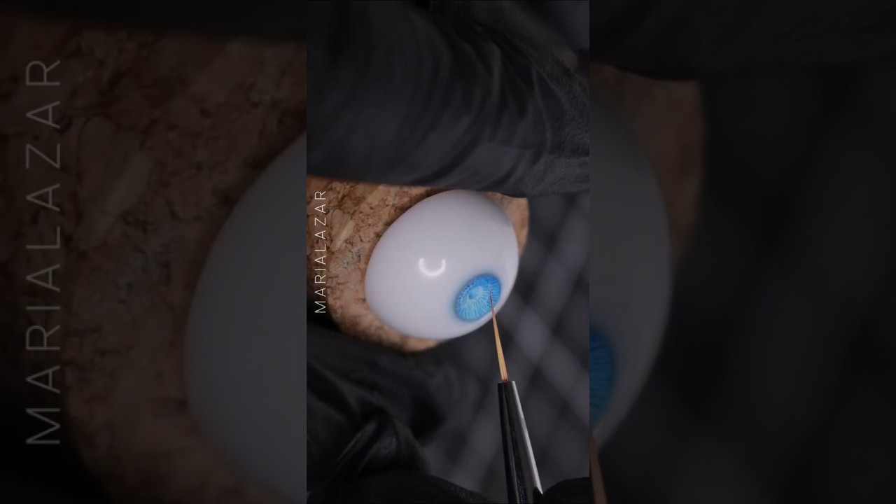 The Echo of my Wish - Making BJD Resin Eyes for The Goldfish Spirit Art Process /Relaxing #bjd娃娃