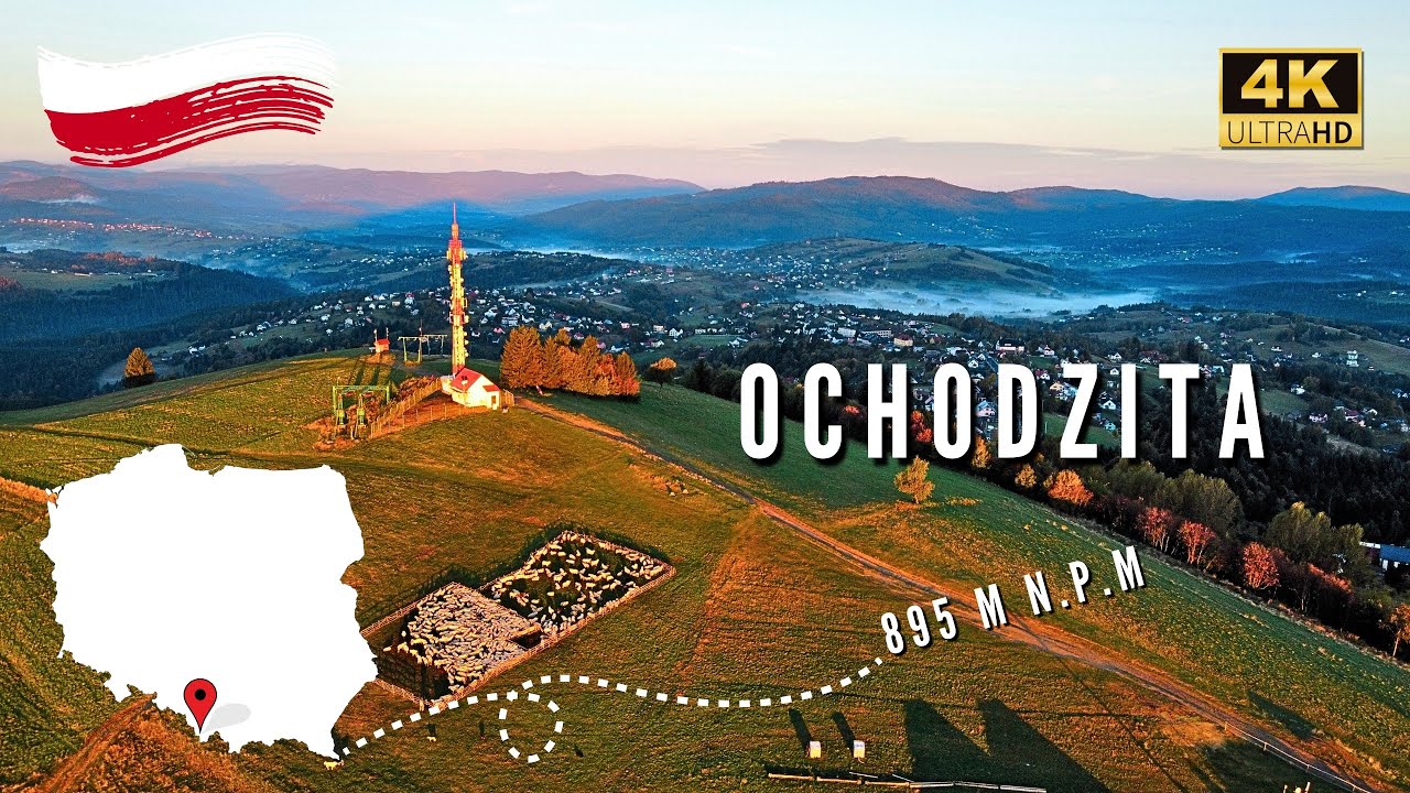 Polska z Góry, Ochodzita i okolice, Epicka Podróż Dronem o Wschodzie Słońca, Odkryj Piękno Beskidów