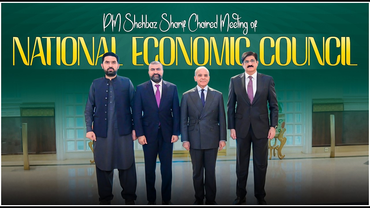 PM Shehbaz Sharif Chaired Meeting of National Economic Council (NEC)