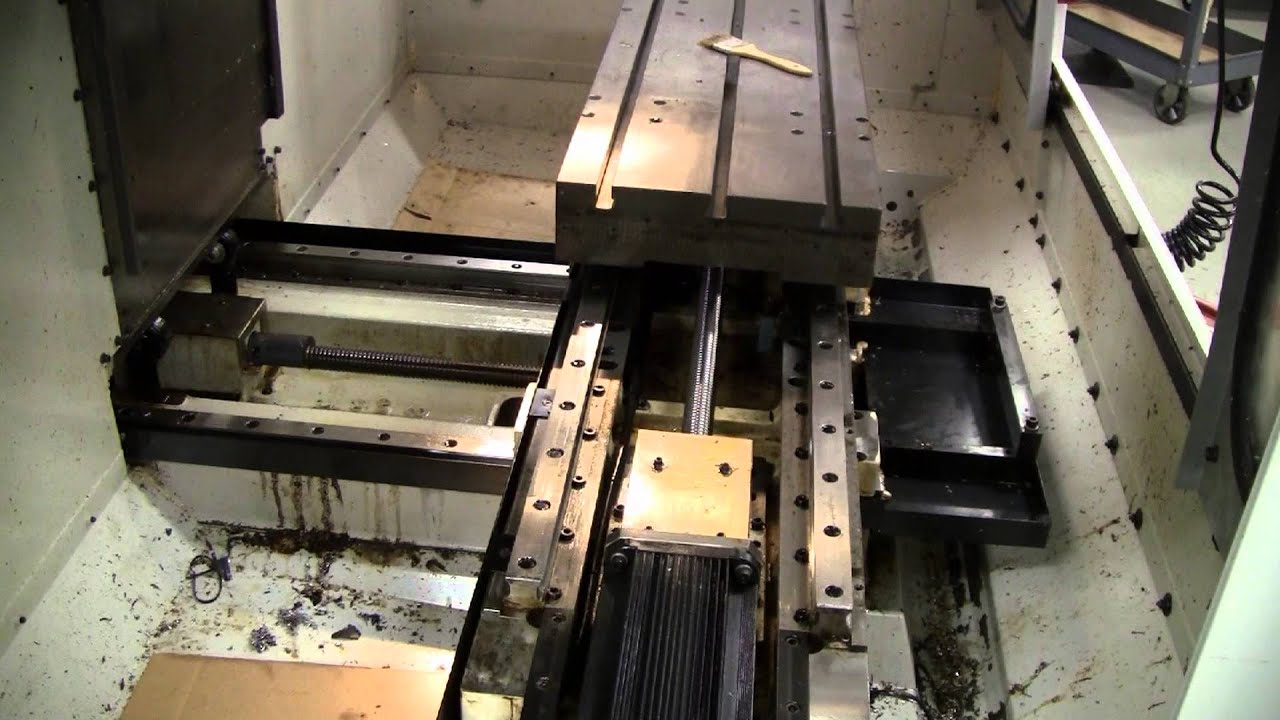 1997 Haas VF2 disassembled demo