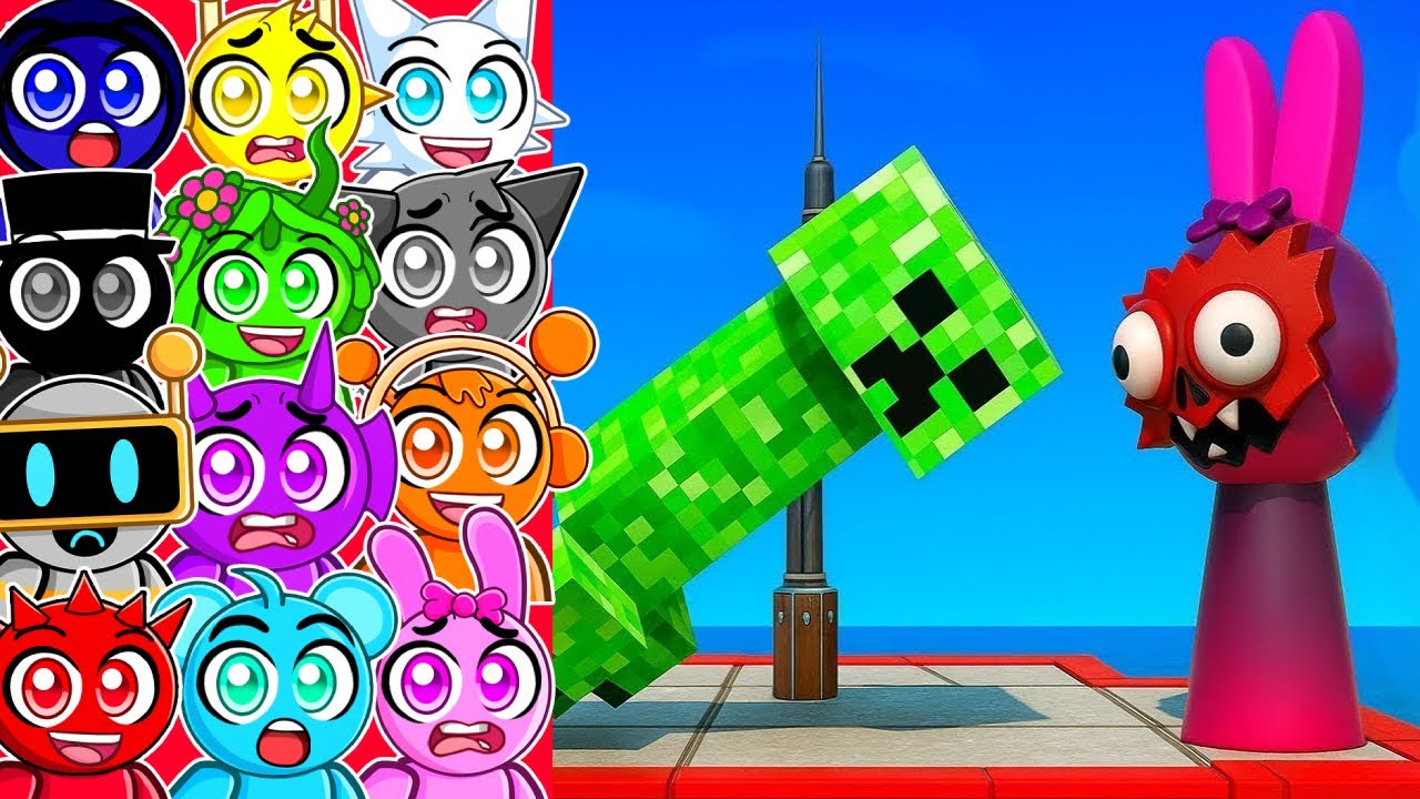 SPRUNKIS VS MONSTERS in MINECRAFT! (MOVIE)