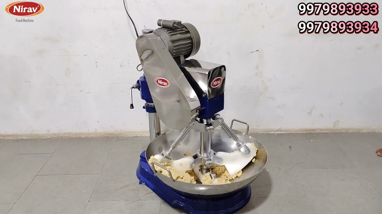 kaju katli making machine / kaju musti machine / mava machine / cashew musti machine /Mo -9979893934