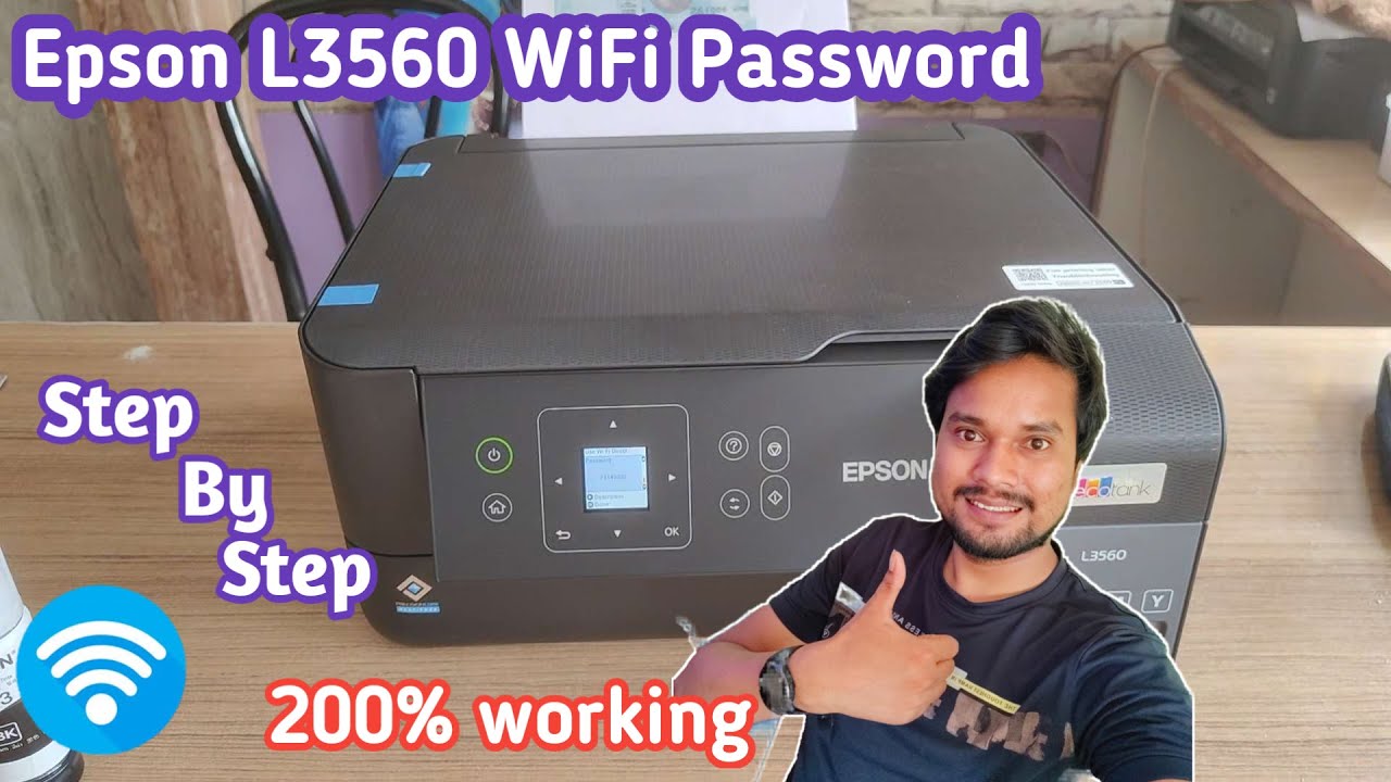 Epson L3560 Wifi Password | Epson L3560 wifi direct Setup | epson l3560 wifi setup