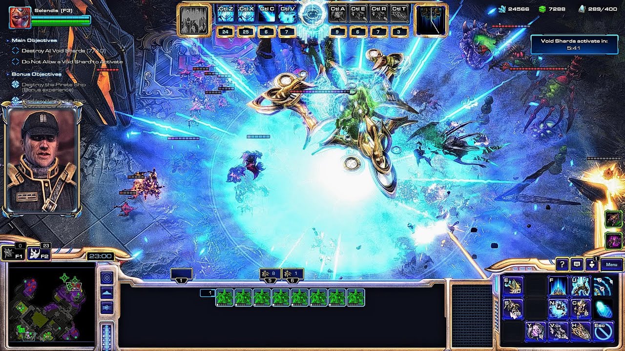 SC2 Nexus Co-Op Rifts to Korhal  ▏  Selendis Custom Mutation GamePlay