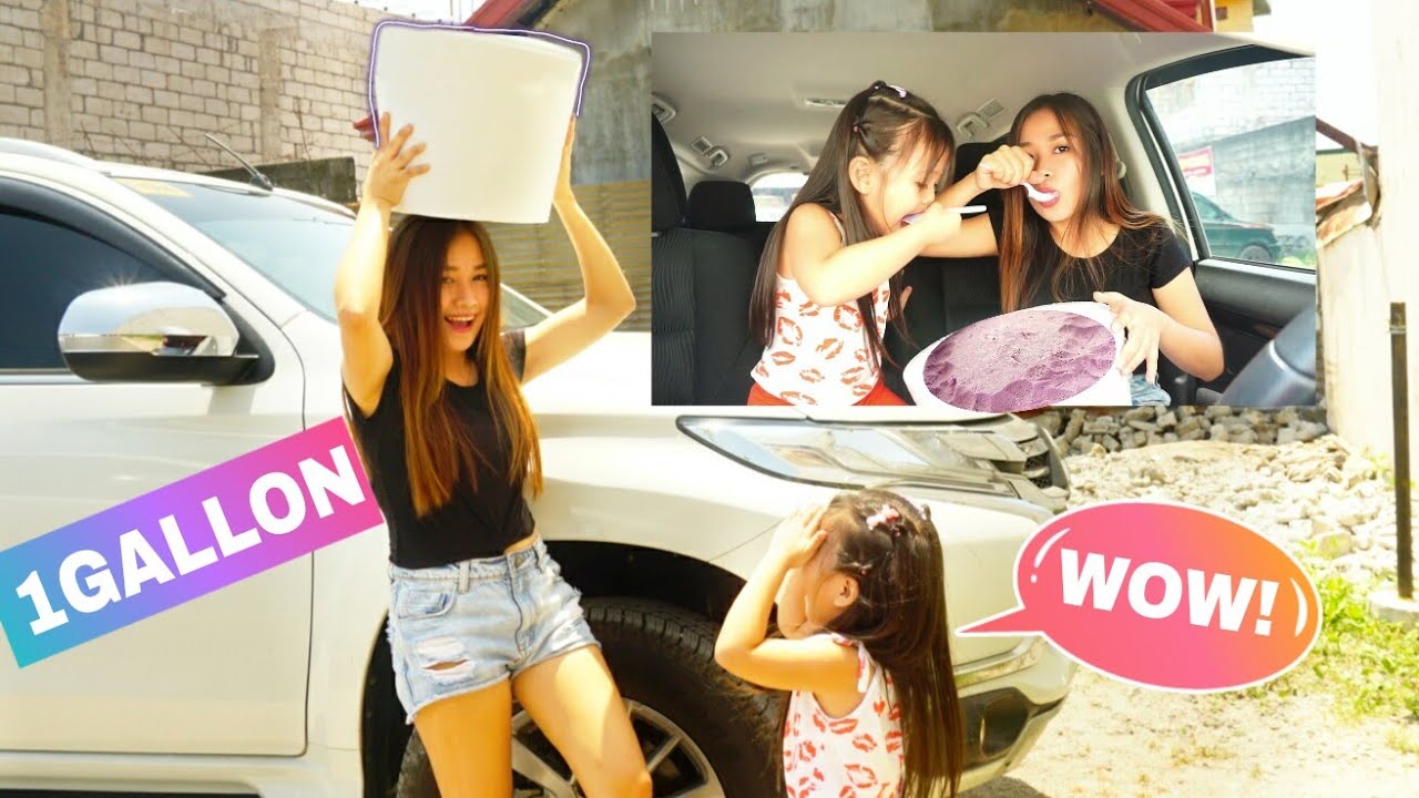 1 GALLON ICE CREAM FOR 24 HOURS! (NAKAYA BA NAMIN?)