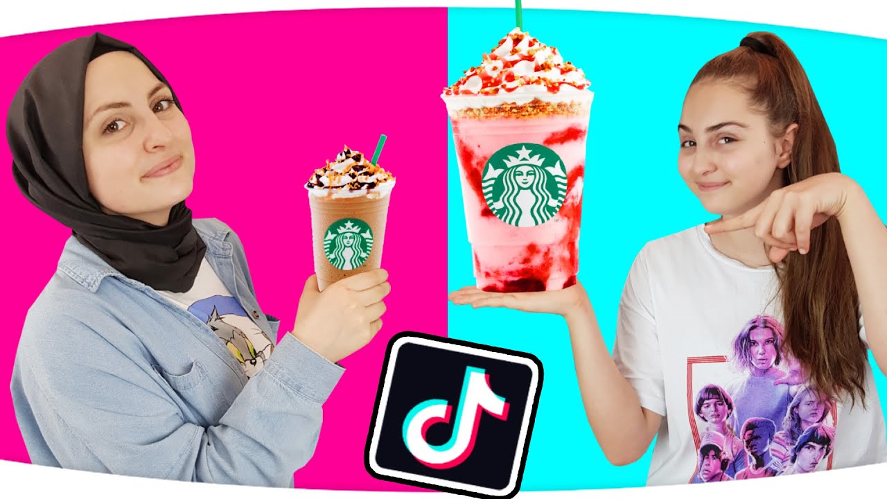 TİKTOK STARBUCKS İÇECEK HİLELERİNİ TEST ETTİM !! ( Viral TikTok Life Hacks )