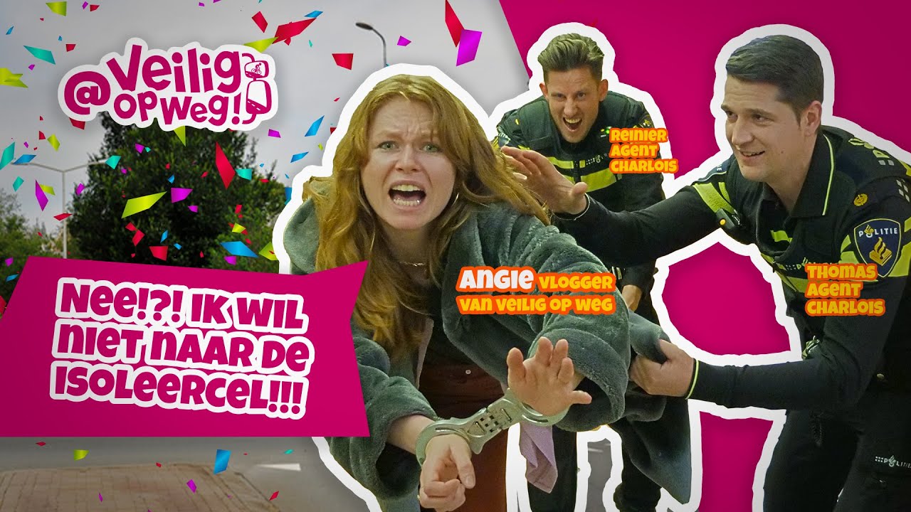 HÉÉÉ!?! SERIEUS!?! GAAT VLOGGER ANGIE ÉCHT DE ISOLEERCEL IN… ?!? | VEILIG OP WEG