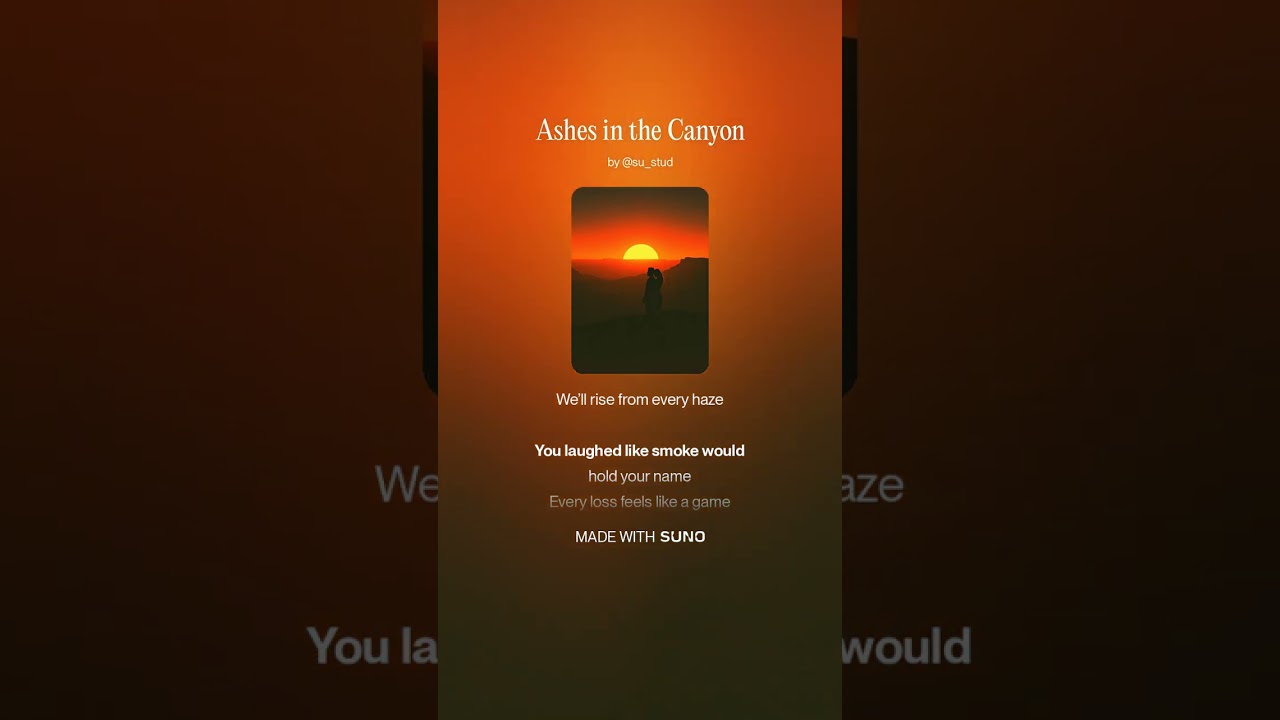 Ashes in the Canyon
