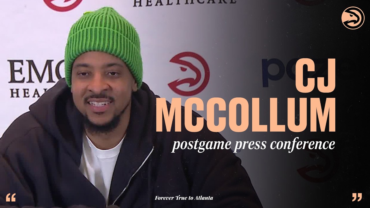 Hawks vs. Wizards Postgame Press Conference: CJ McCollum