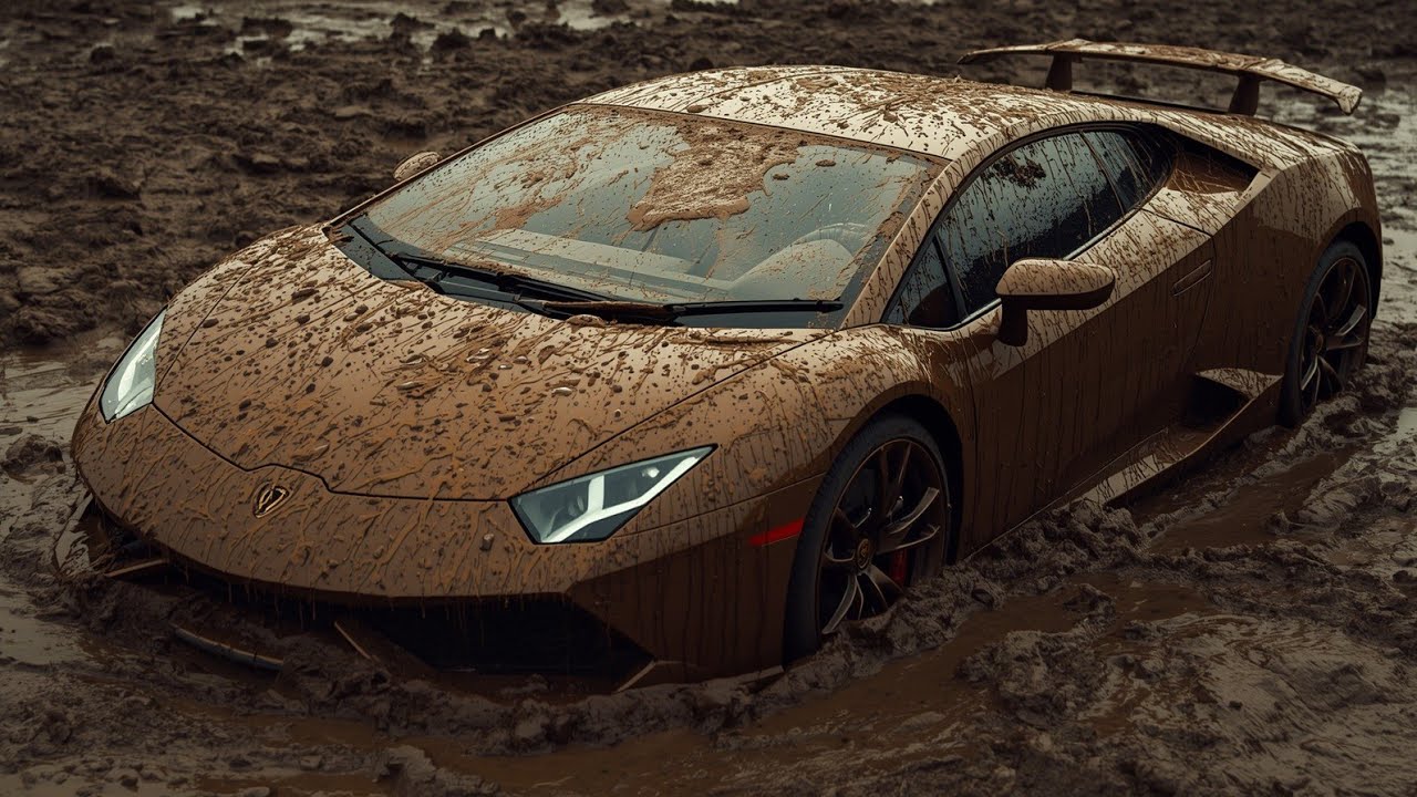₹5 Million Lamborghini Completely Covered in Mud 😱