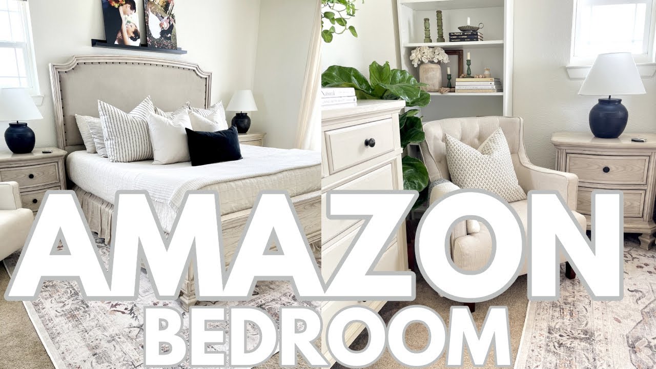 AMAZON BEDROOM MUST HAVES | ELEVATE YOUR BEDROOM | Amazon Rustic Luxury HOME DECOR 2023