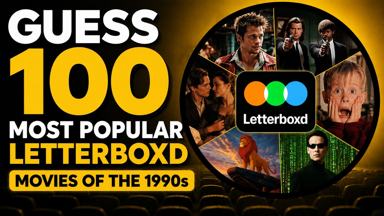 Guess the Top 100 Movies of the 90s | 100 Scenes Movie Quiz