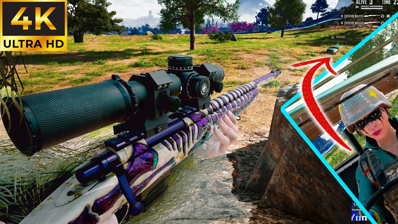 2x Driver Headshot INSANE Sniper PUBG Gameplay in 4K Rondo Map