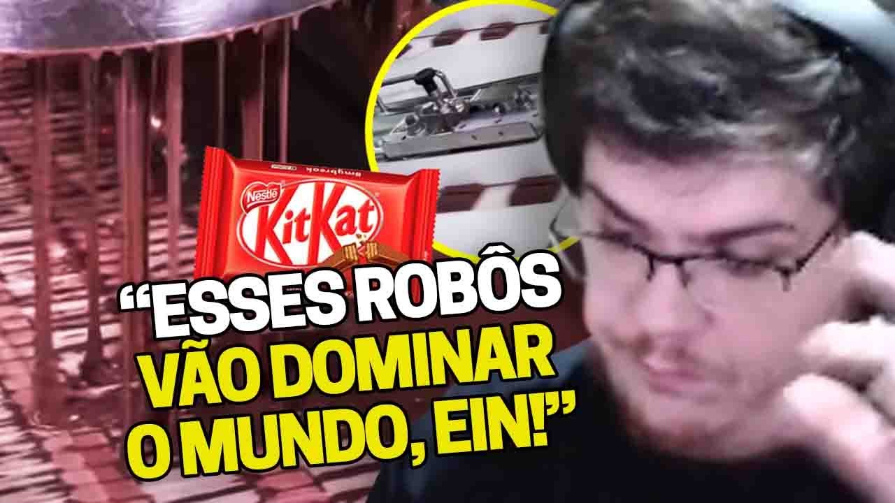 CASIMIRO REAGE: COMO É FEITO O KITKAT? | Cortes do Casimito