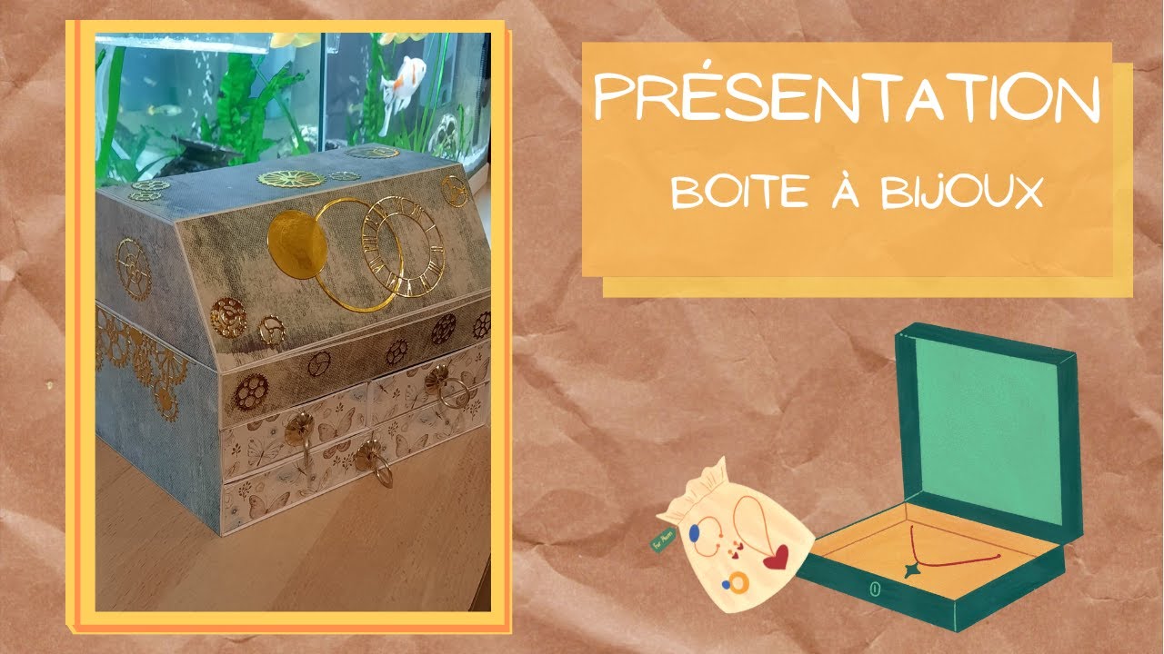 Présentation boîte à bijoux 💍