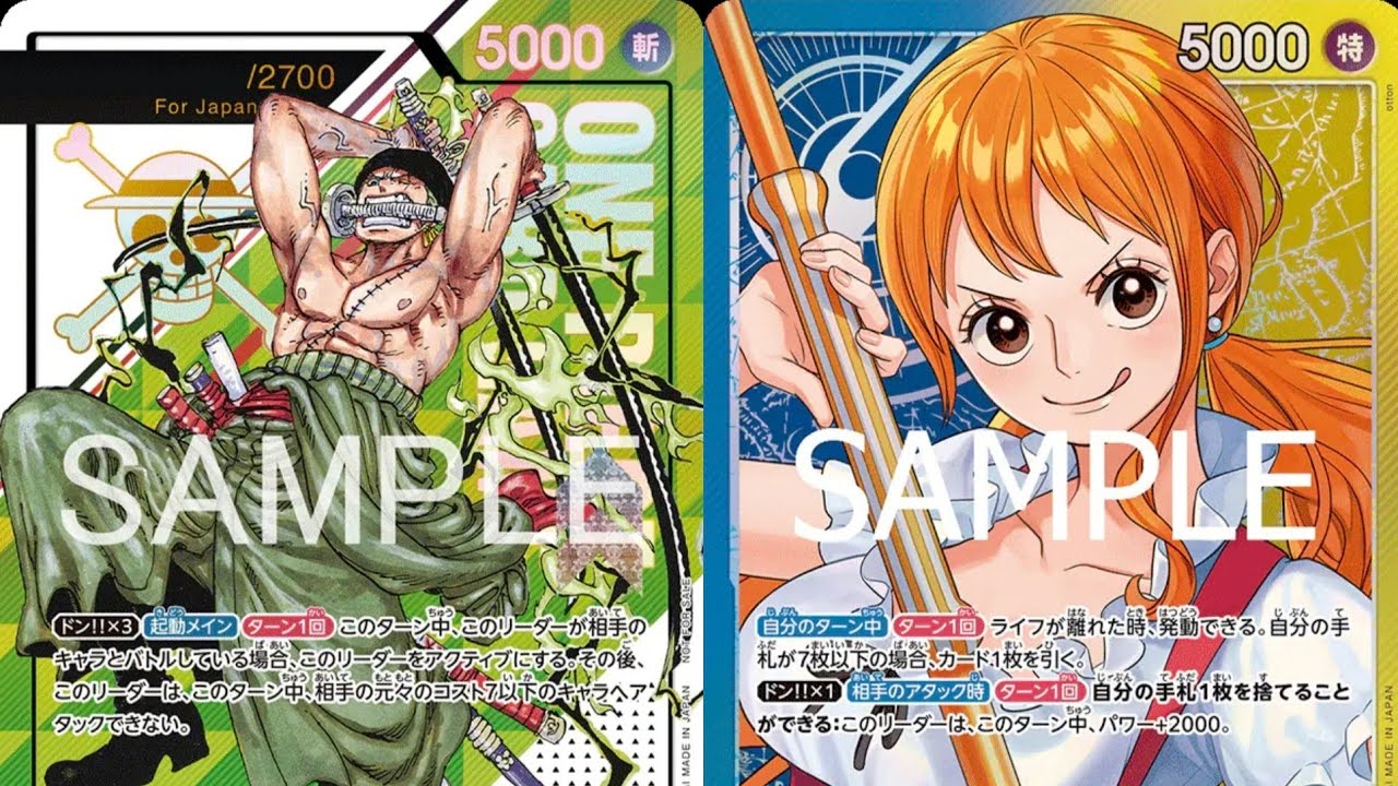 [ Standard Battle | EB04 ] 🟢 Roronoa Zoro VS 🔵🟡 Nami
