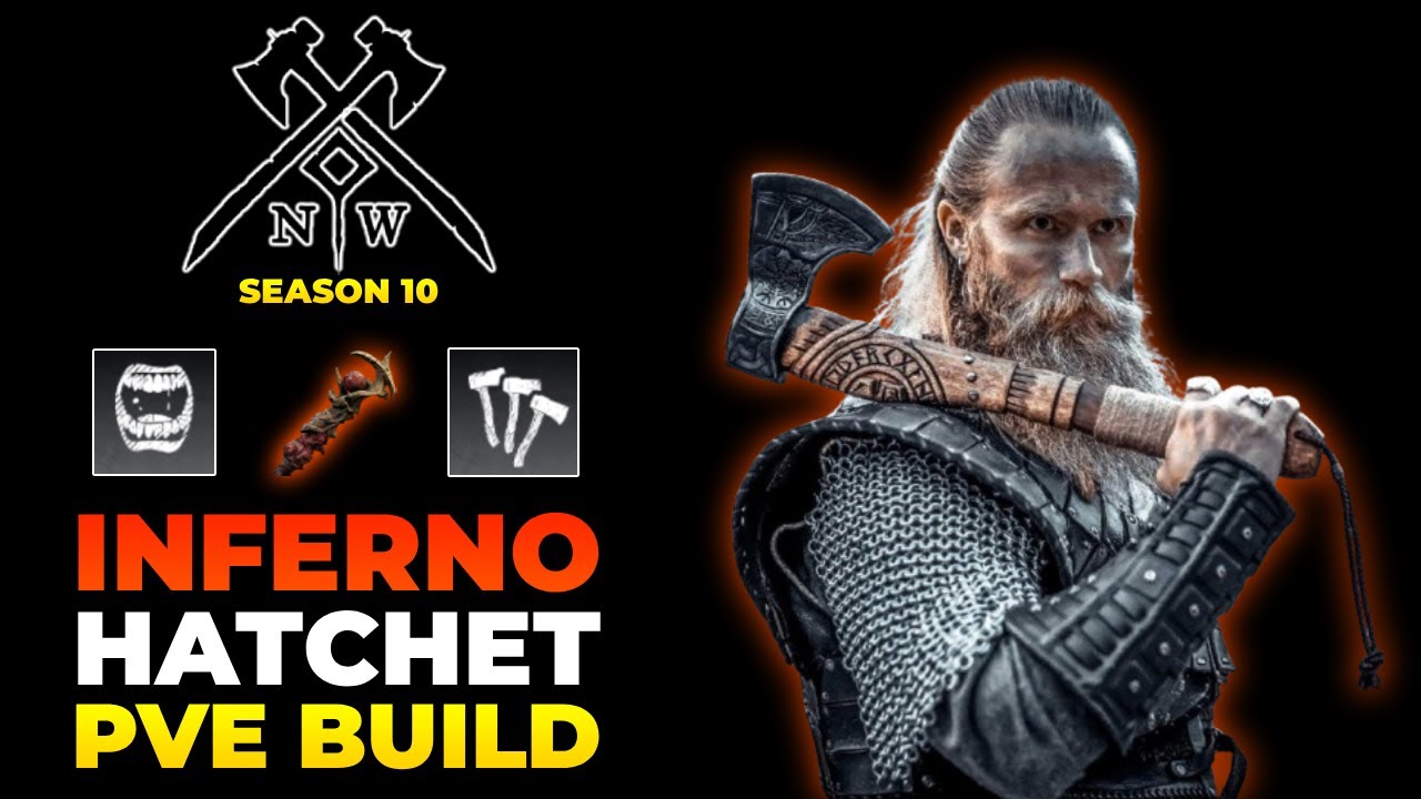 CRAZY Hatchet Inferno PvE DPS Build | Season 10 New World