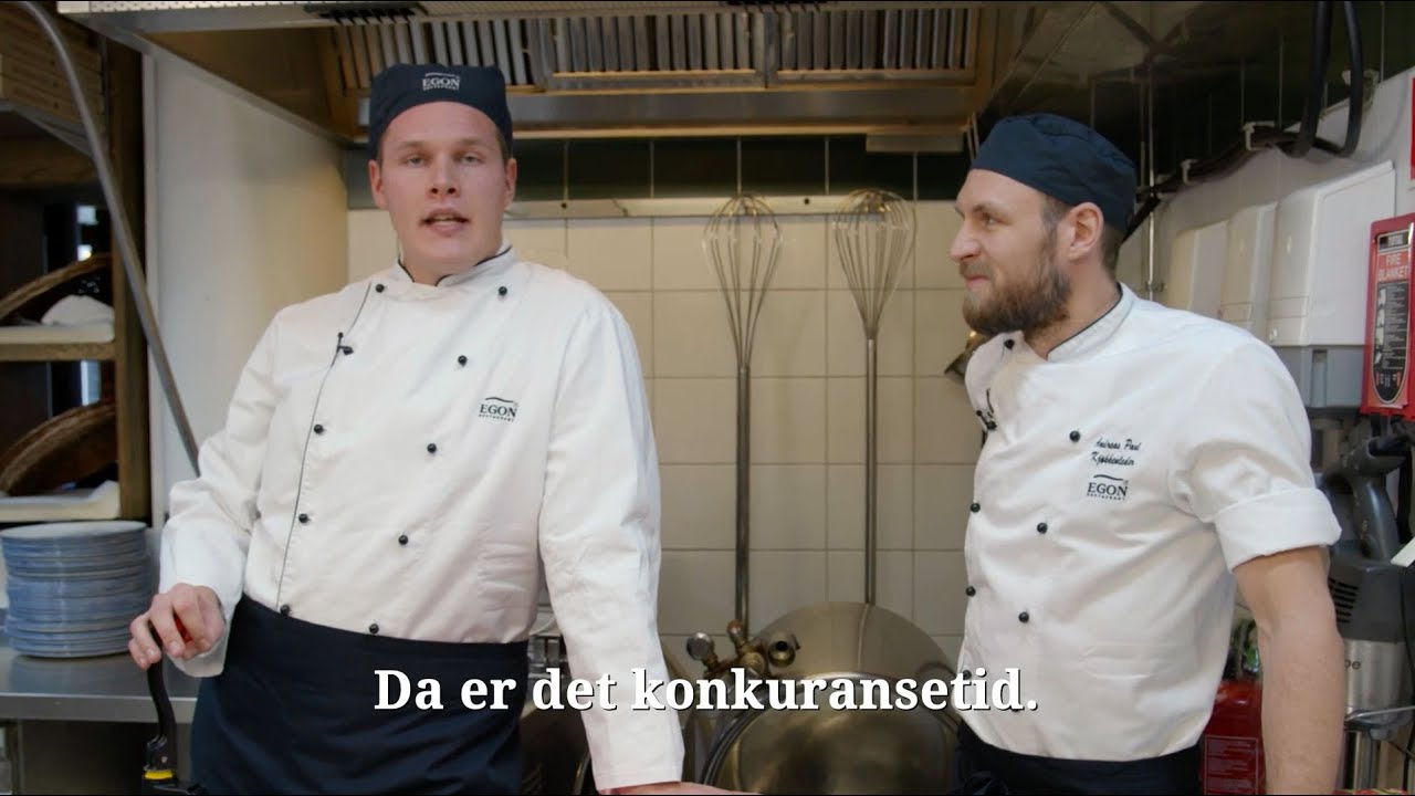 Vegard Harm og Andreas konkurrerer om å lage best biff på EGON