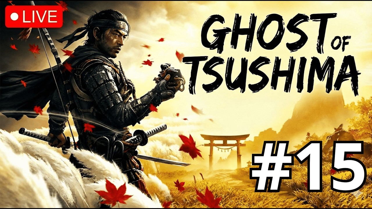 [🔴LIVE] Ghost Of Tsushima PART 15 #mediashareon