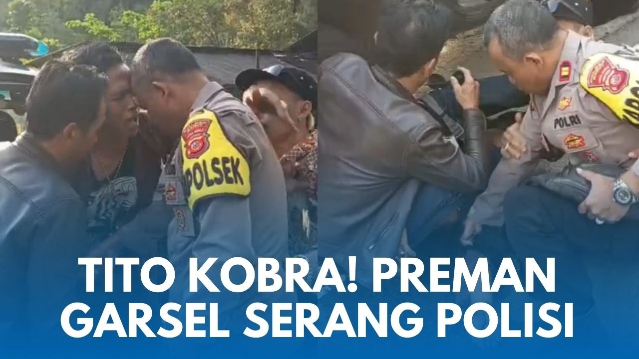 TITO KOBRA NAMANYA! Preman Garut Selatan Mau Serang Polisi Malah Balik Dibekuk
