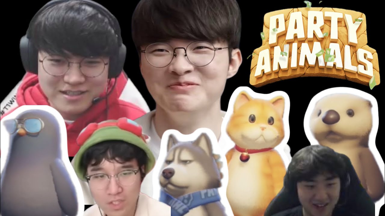 暗號 鴿子鴿子 派對動物團體戰ep.1 | faker Gumayusi bang Untara