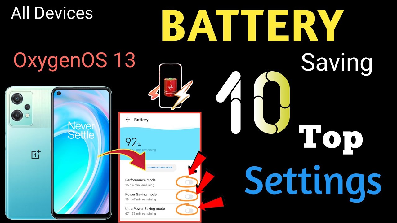 🔋How to battery backup OnePlus 💪 OnePlus Nord CE 2 Lite 5G | Battery drain problem android | Battery