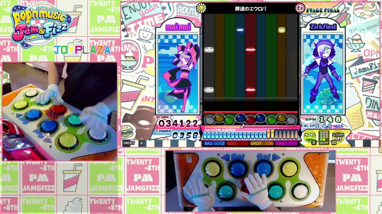 [pop'n music] EX 49 葬送のエウロパ (10B)