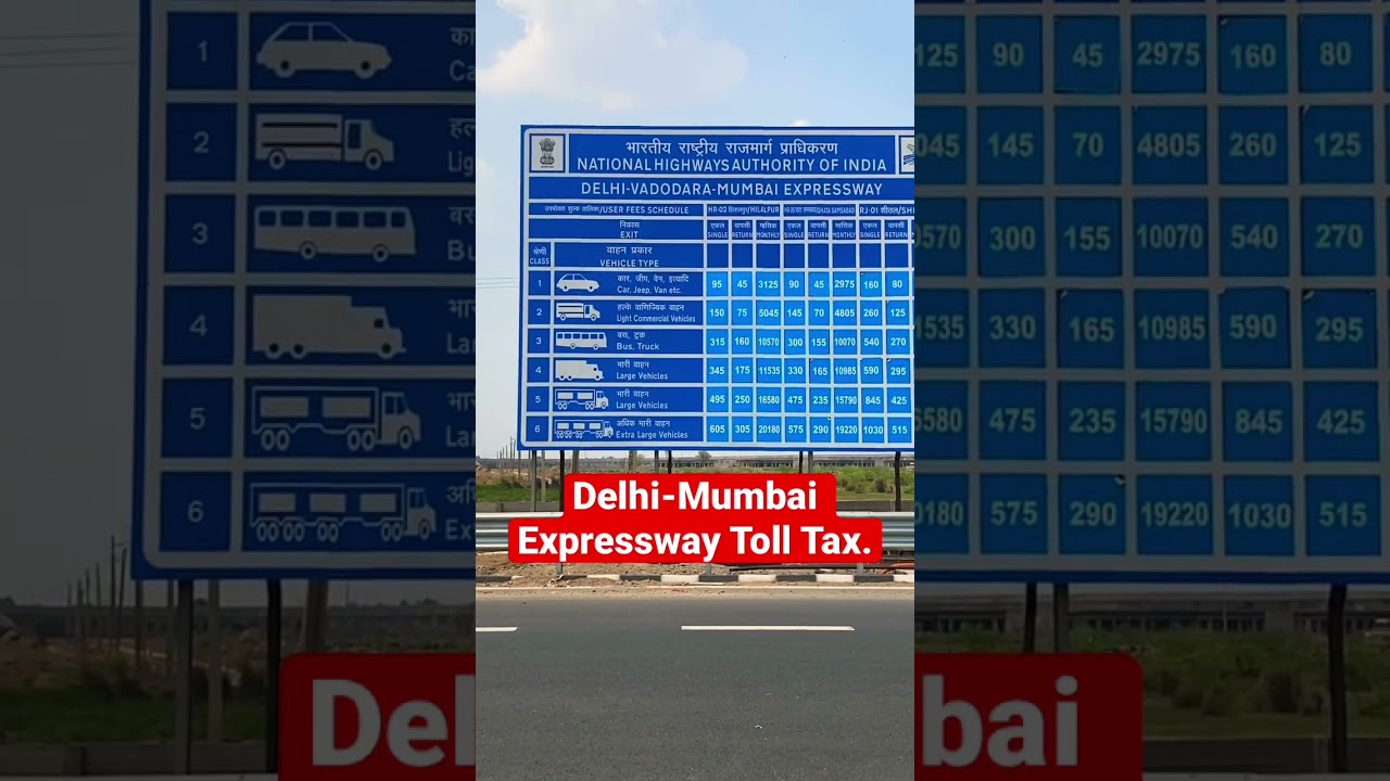 Delhi Mumbai Expressway Toll Tax || Shorts