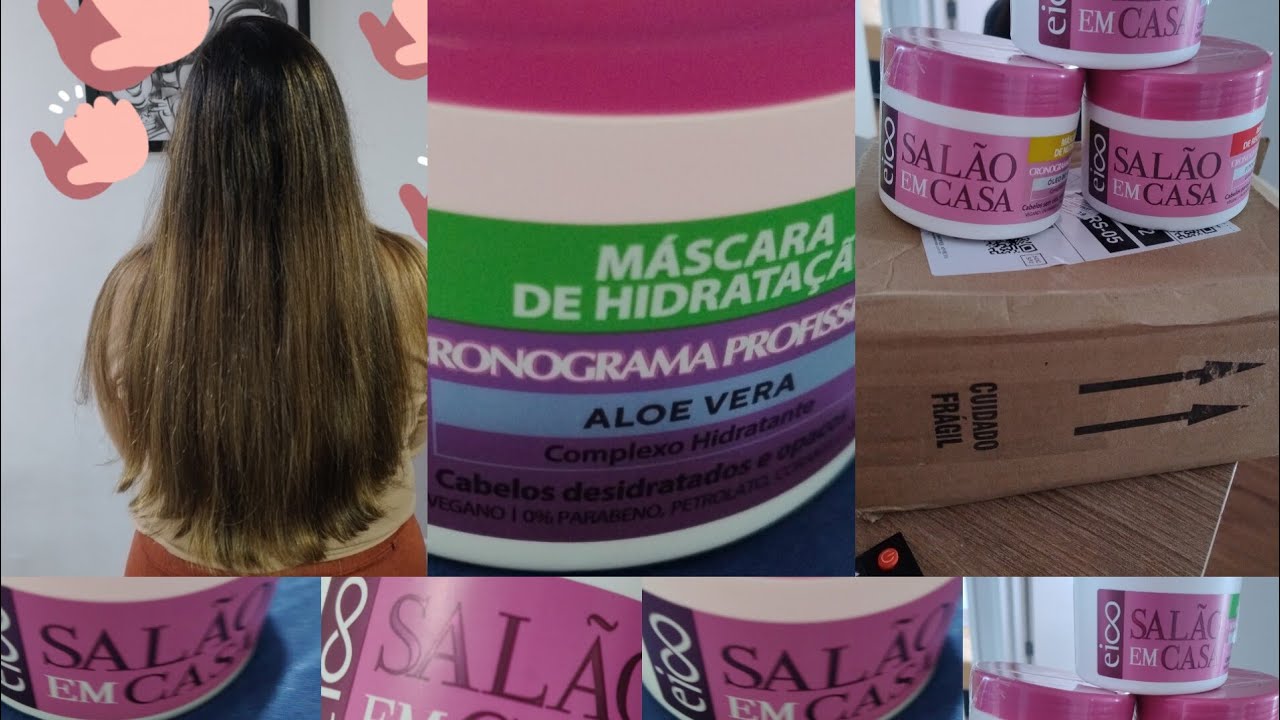 Máscara de Hidratação Eico salão em casa🥰