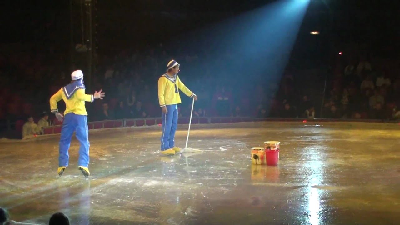 circo ruso sobre hielo payasos marineros