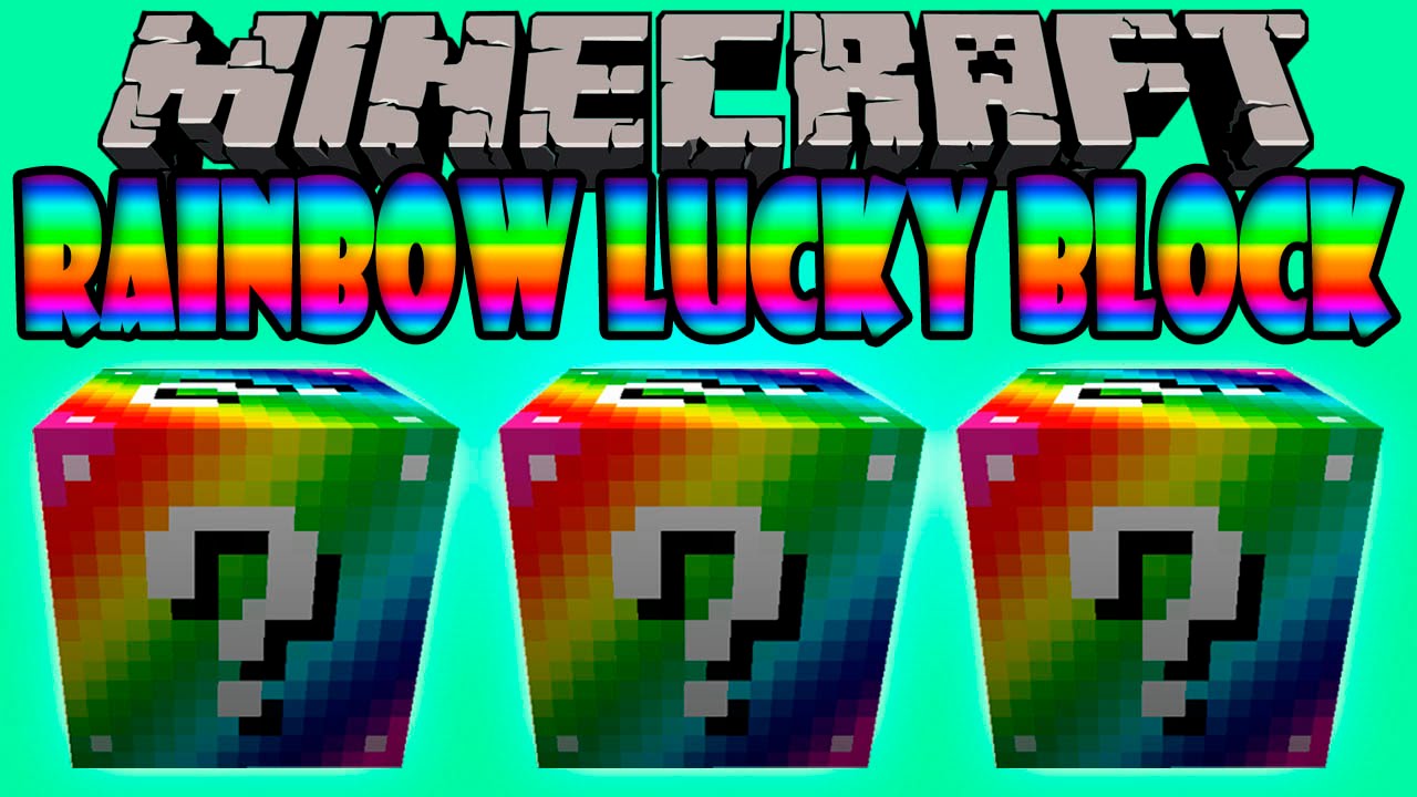 RAINBOW LUCKY BLOCK - Suerte con Orespawn, Mutant creatures y mas - Minecraft mod 1.7.10 Review