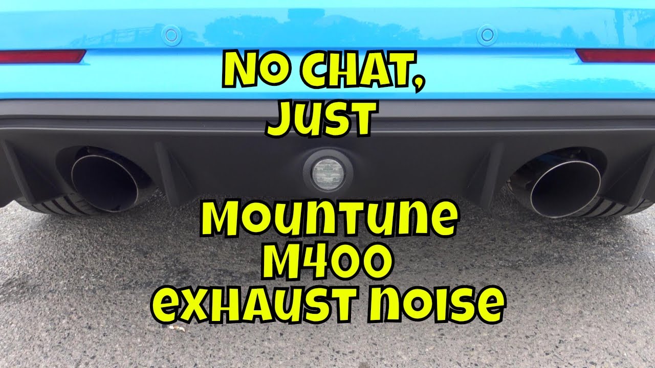 Ford Focus RS : Mountune M400 + sports cat + V3 catback exhaust