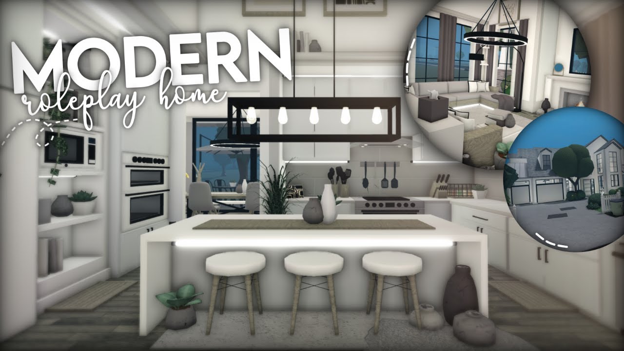 Bloxburg | Modern Roleplay Home | 190k | Speedbuild