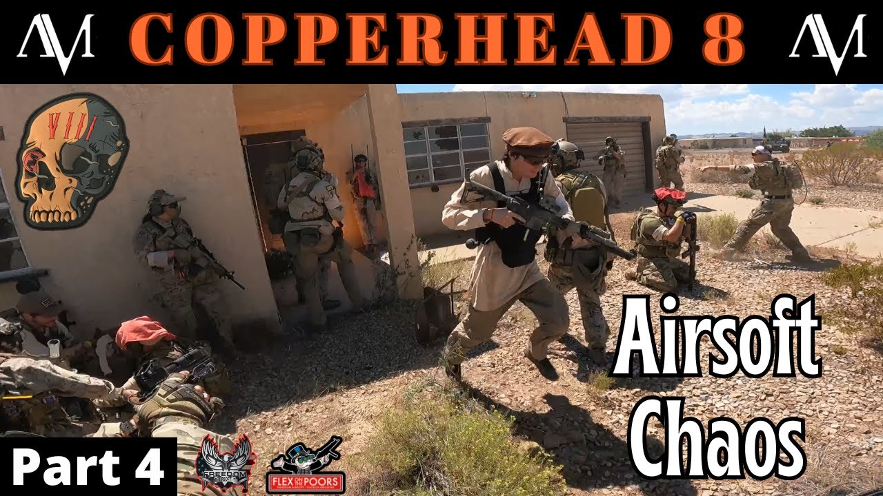 Epic Multi-POV Airsoft Gameplay | 850 Player Game, 15 Perspectives | American Milsim Copperhead 8