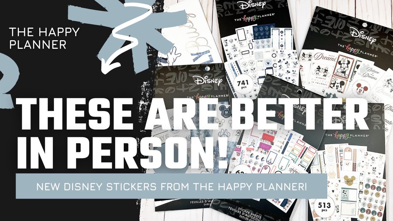 These Are Better In Person! || Disney Stickers || The Happy Planner