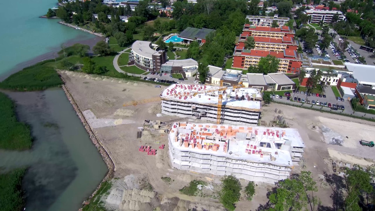 Panoráma Part Drónfelvétel