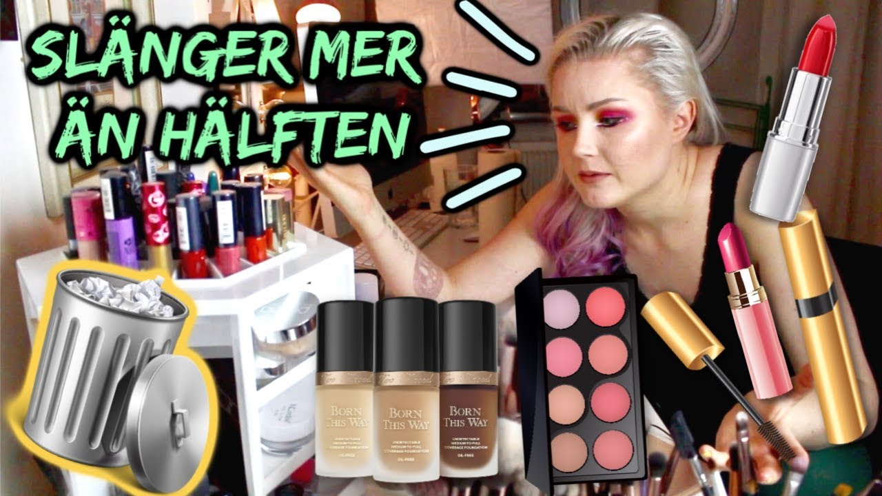 RENSAR mitt smink och skit!!