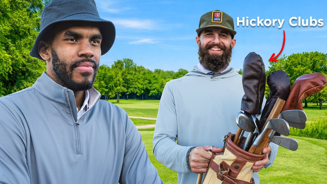 6’10 Scratch Golfer vs Hickory Clubs (Surprising)￼
