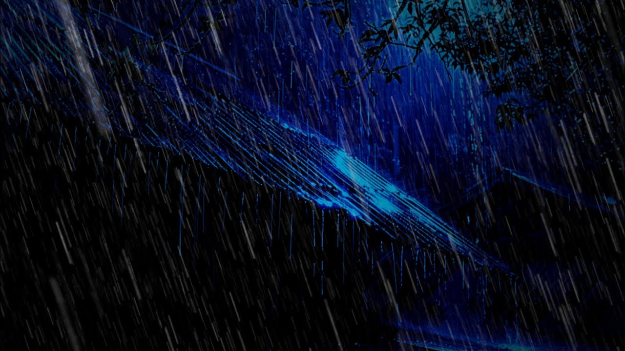 Tin Roof Rain and Nighttime Thunder for Sleeping.