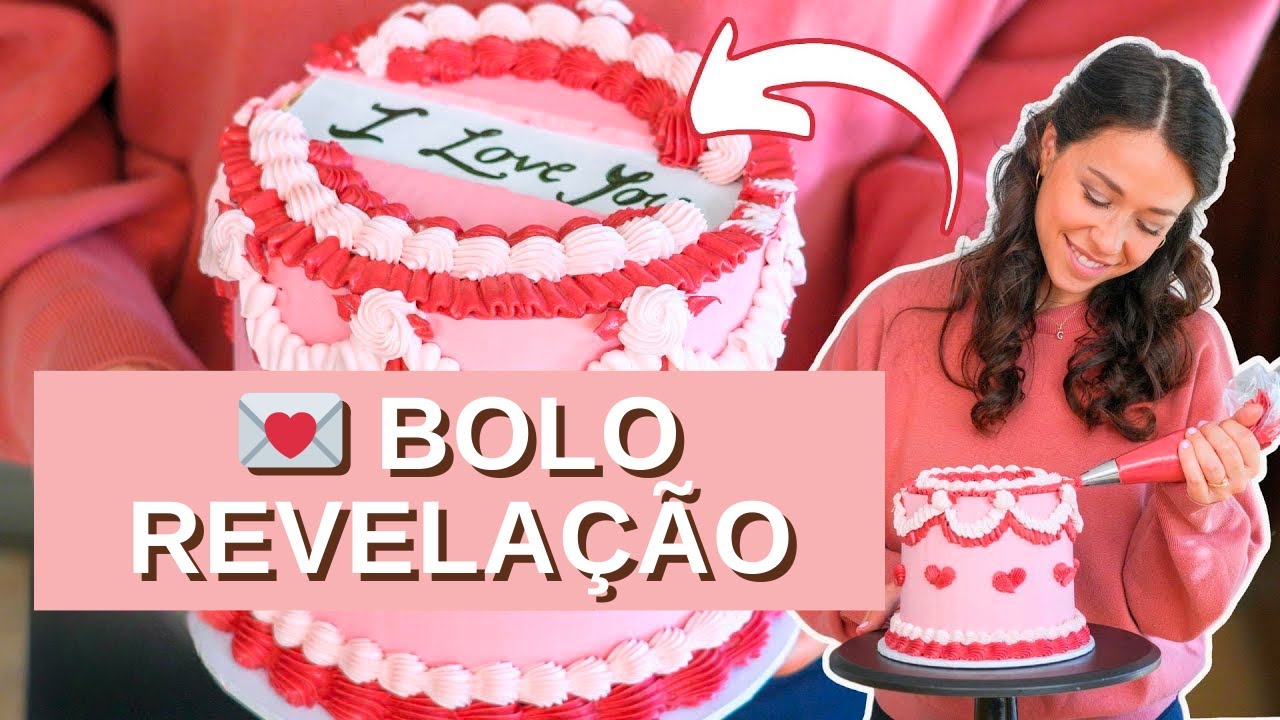 Revele Mensagens Ocultas no Seu Bolo! Tutorial Fácil 💌🍰