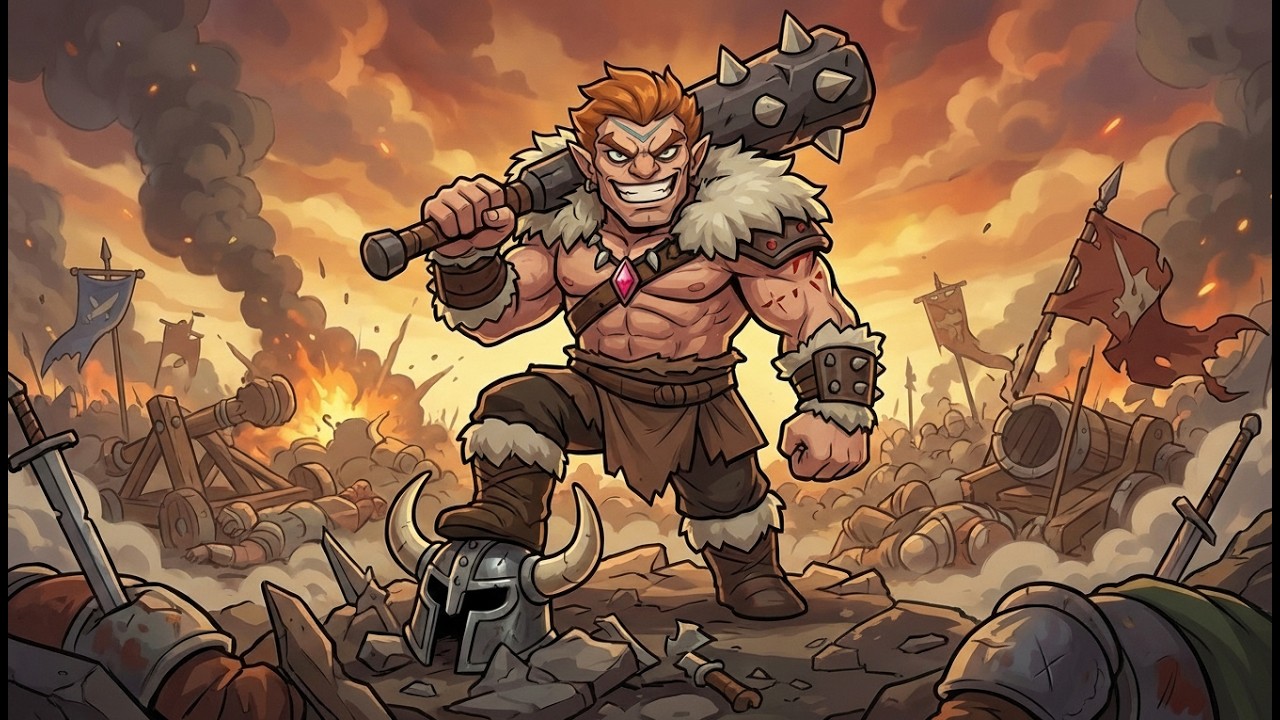 Skill Legends Royale 選技大亂鬥 掠奪者領主    說錯 是中洞領主 ლಥ ಥლ  閃狂怒冰凍 (戰爭領主)
