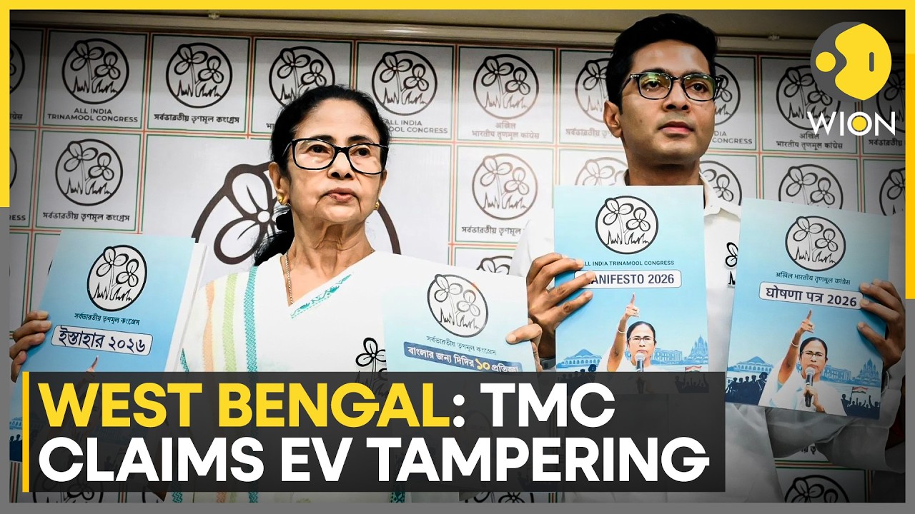 West Bengal Elections: TMC Protests Amid EVM Tampering Allegations | WION