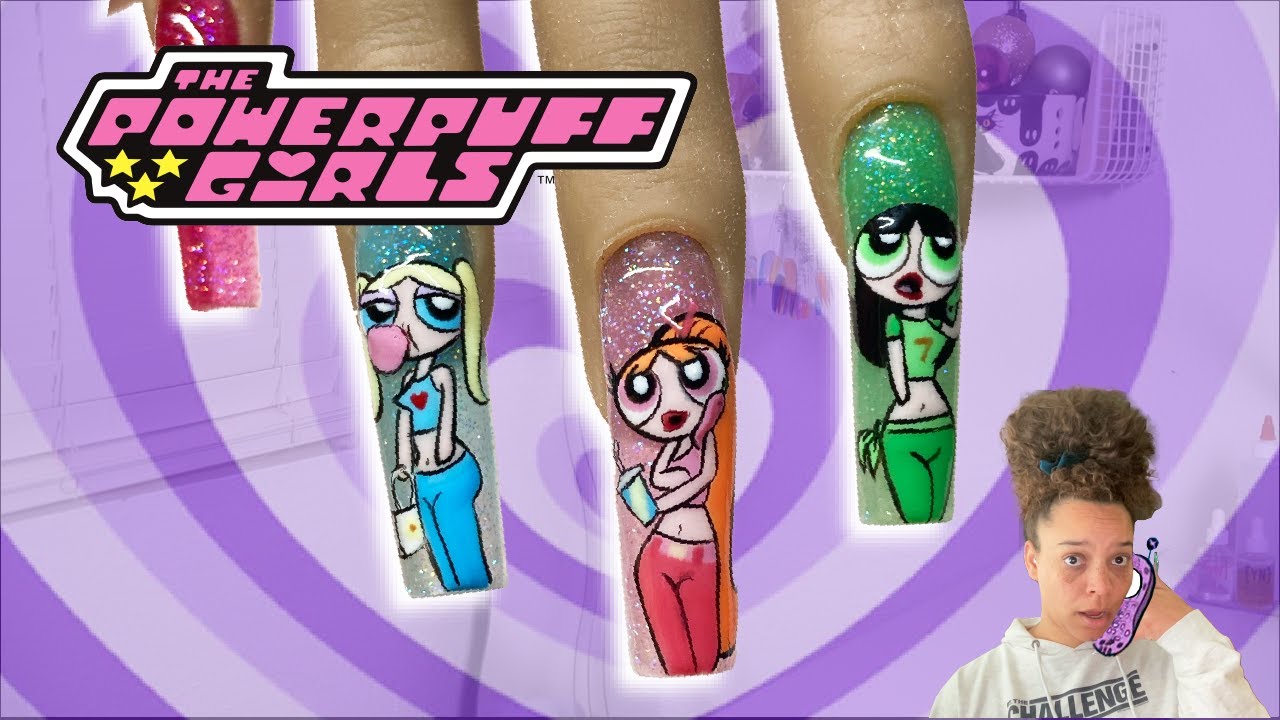 Powerpuff Girls Nail Art Tutorial | PT. 2 | *GROWN-UP Edition*