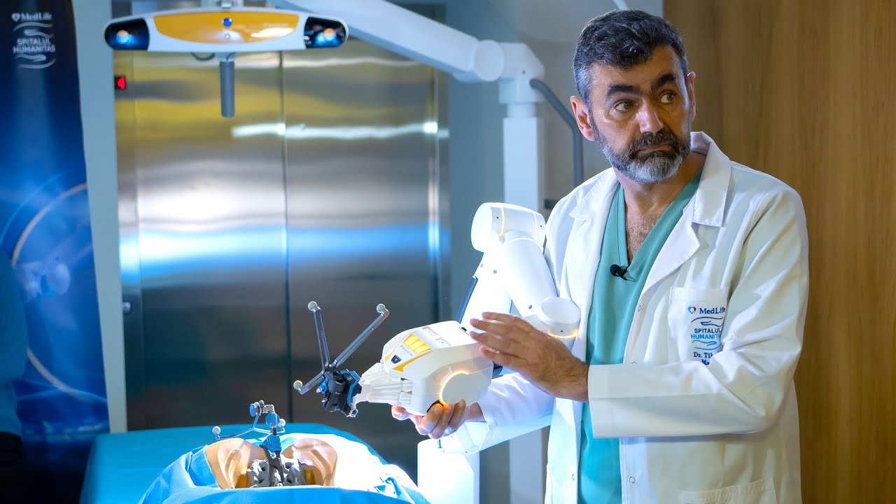 Cea mai nouă tehnologie robotică neurochirurgicală, disponibilă la Spitalul MedLife Humanitas
