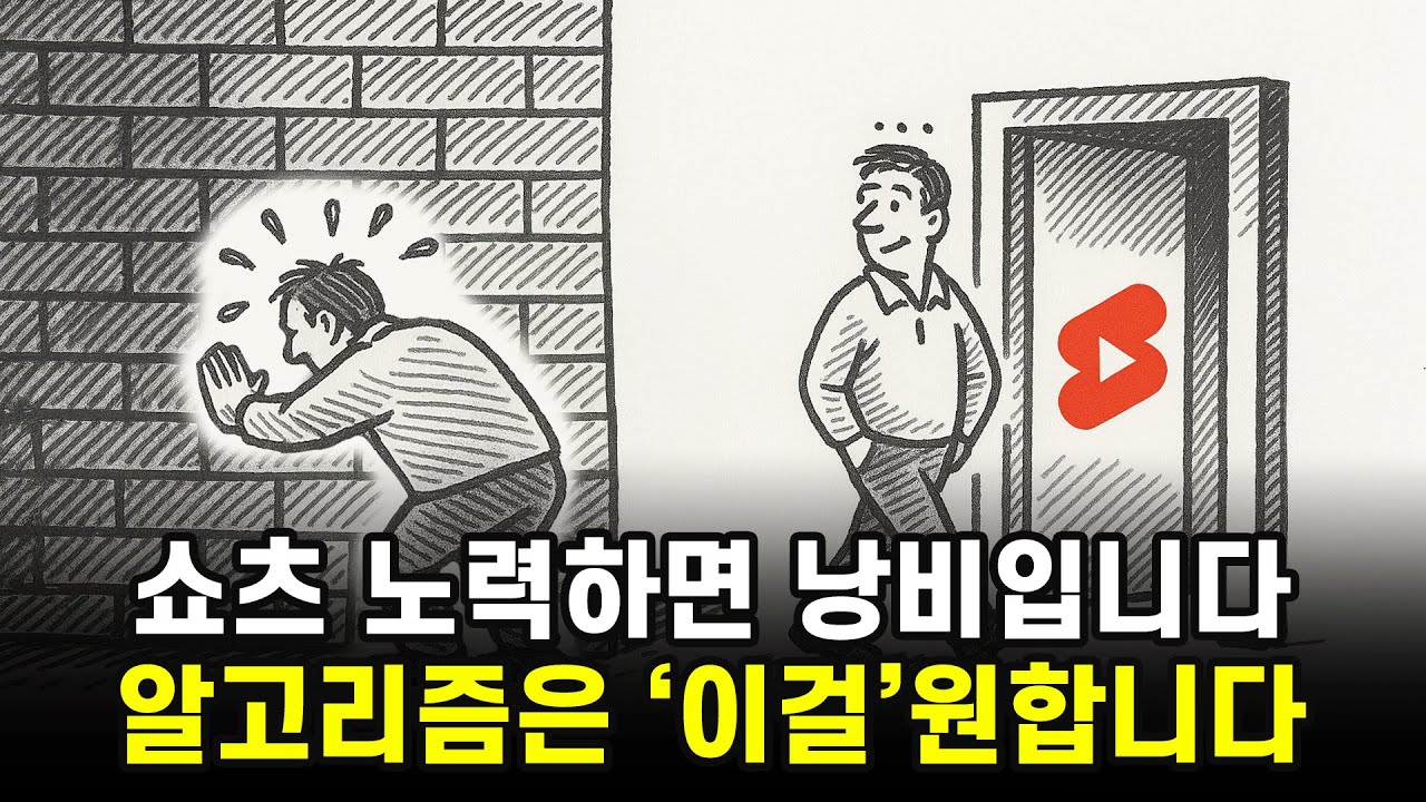 쇼츠 500개 이상 올리고 깨달은 알고리즘의 '진짜' 속성 (노력하면 낭비?)